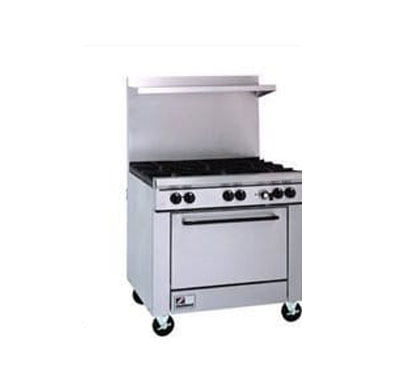6 BURNERS GAS STOVE WITH OVEN